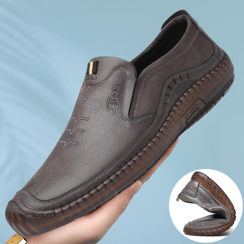 Sapato Mocassim Iron Couro Titanium - Frete Grátis Rinove