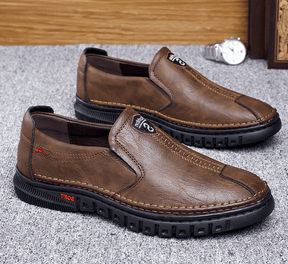 Sapato Mocassim Drive Couro Titanium - Frete Grátis Rinove