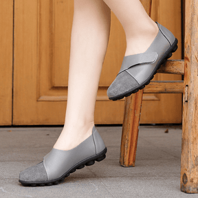 Sapatilha Ortopédica Feminina Loafer Couro - Frete Grátis Loja Rinove